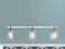 Hello Honey® Robert Stevenson Lighting Jameson Metal & Seedy Glass 6-Light Linear Chandelier